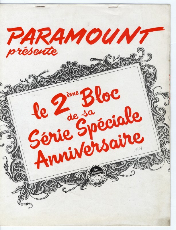 Programme - PARAMOUNT - 24x30cm