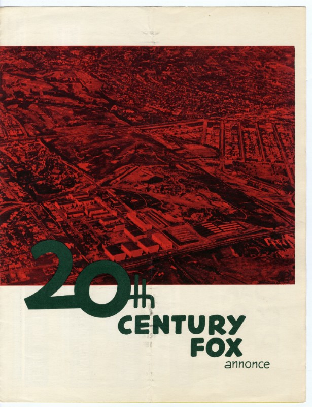 Dossier de Presse - 20th CENTURY FOX