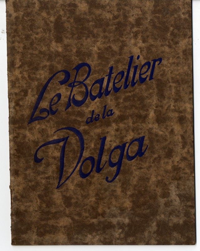 Dossier de Presse - BATELIER DE LA VOLGA (le)
