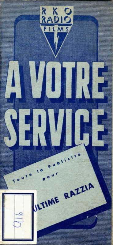 Dossier de Presse - ULTIME RAZZIA (l')