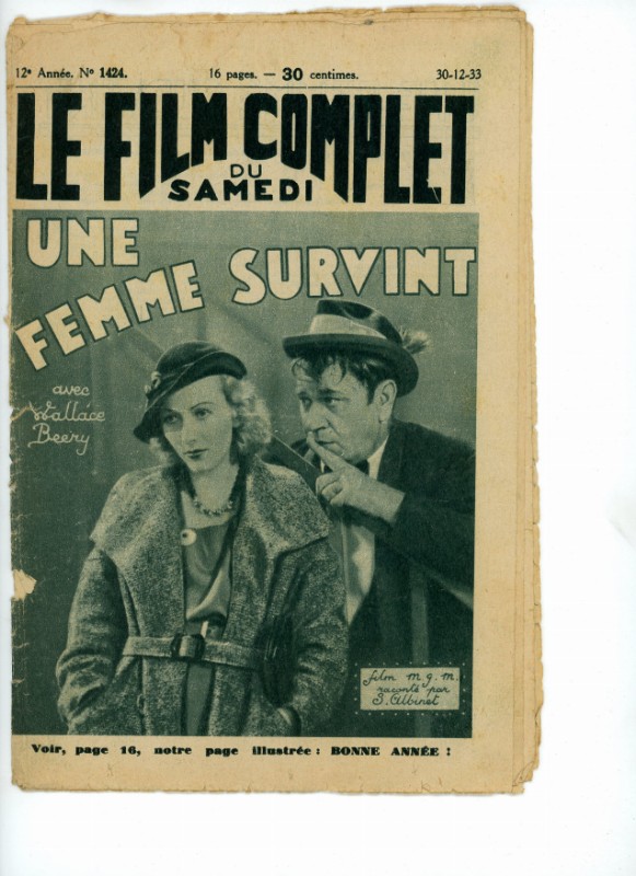 Magazine - UNE FEMME SURVINT - 18x24cm