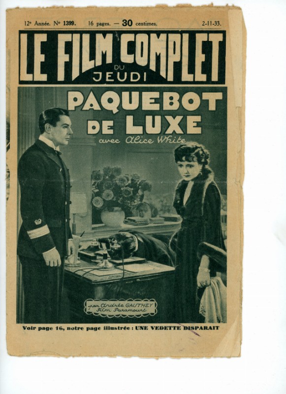 Magazine - PAQUEBOT DE LUXE - 18x24cm