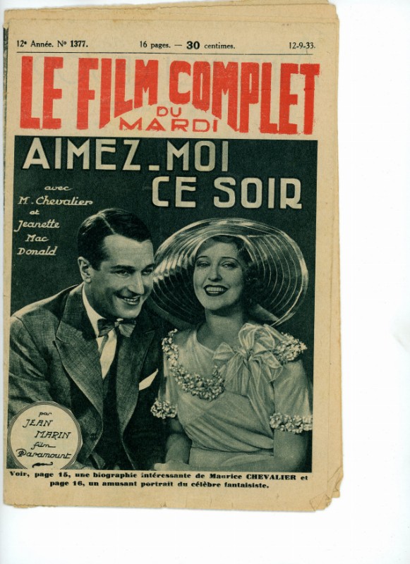 Magazine - AIMEZ-MOI CE SOIR - 18x24cm