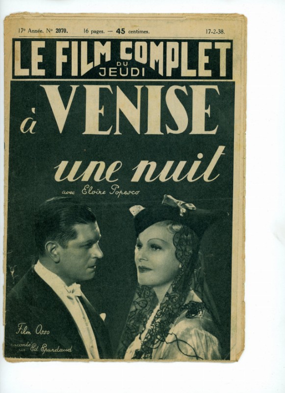 Magazine - A VENISE, UNE NUIT - 18x24cm