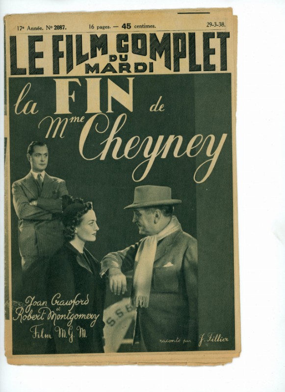 Magazine - FIN DE MADAME CHEYNEY (la) - 18x24cm