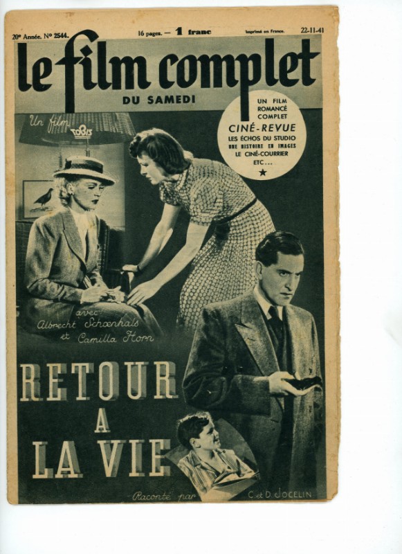 Magazine - RETOUR A LA VIE - 18x24cm