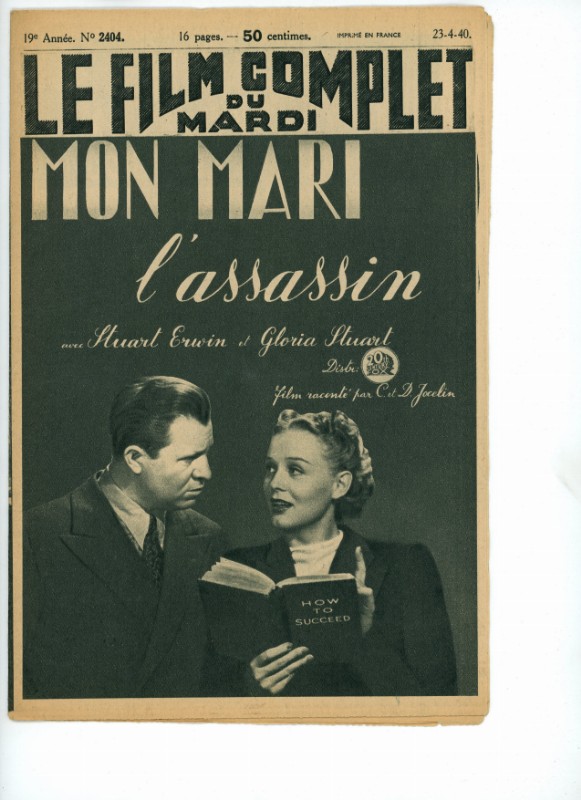 Magazine - MON MARI L'ASSASSIN - 18x24cm