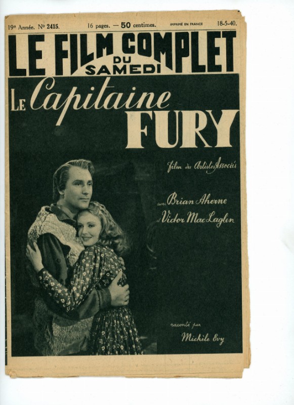 Magazine - CAPITAINE FURY - 18x24cm