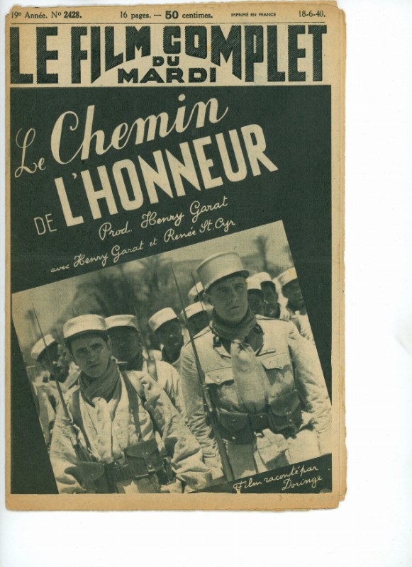 Magazine - CHEMIN DE L'HONNEUR (le) - 18x24cm