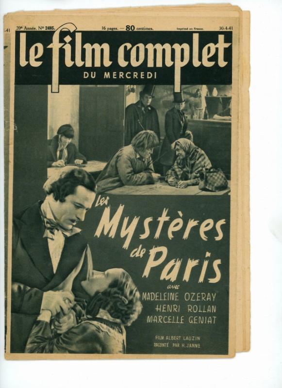 Magazine - MYSTERES DE PARIS (les) - 18x24cm
