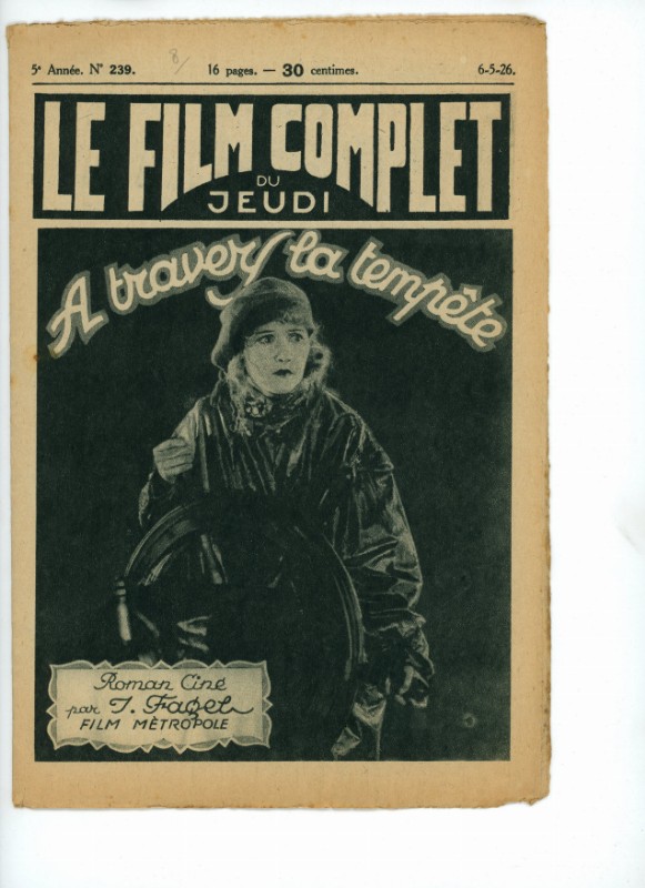 Magazine - A TRAVERS LA TEMPETE - 18x24cm