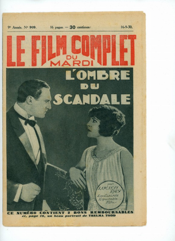 Magazine - OMBRE DU SCANDALE (l') - 18x24cm