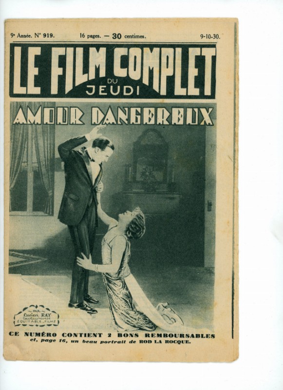 Magazine - AMOUR DANGEREUX - 18x24cm