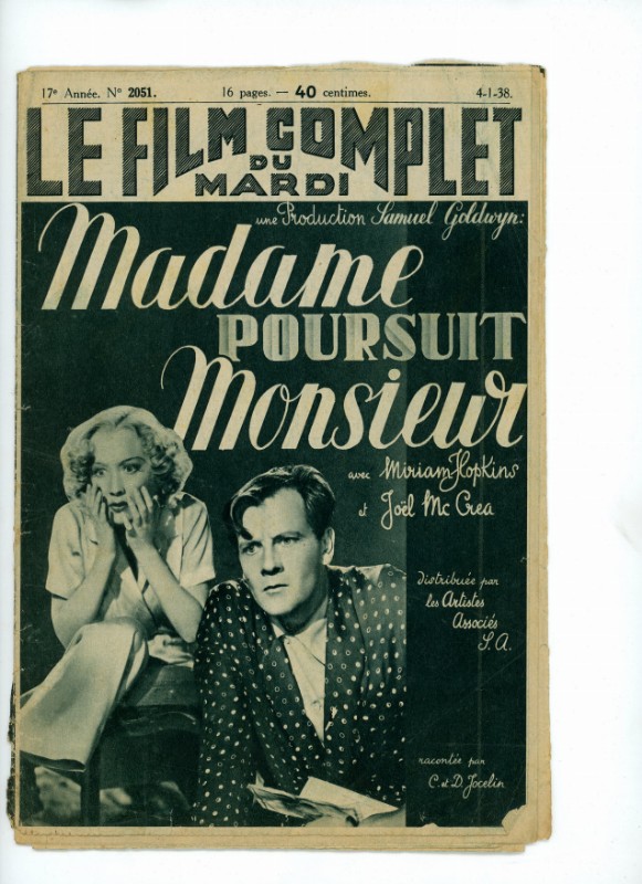 Magazine - MADAME POURSUIT MONSIEUR - 18x24cm