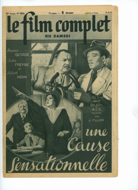 Magazine - UNE CAUSE SENSATIONNELLE - 18x24cm