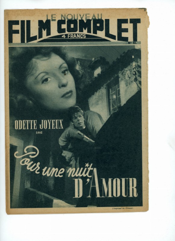 Magazine - POUR UNE NUIT D'AMOUR - 18x24cm