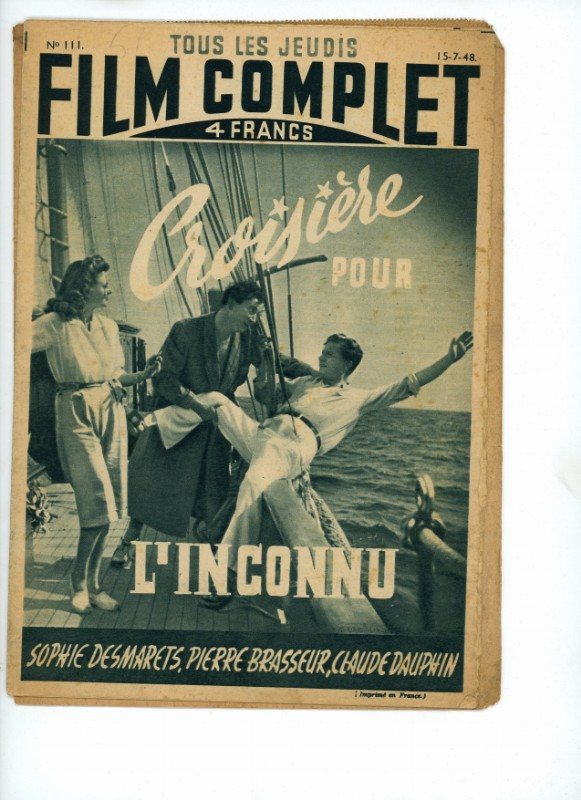 Magazine - CROISIERE POUR L'INCONNU - 18x24cm
