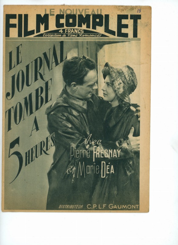 Magazine - JOURNAL TOMBE A 5 HEURES (le) - 18x24cm