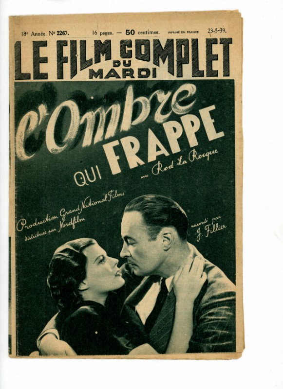 Magazine - OMBRE QUI FRAPPE (l') - 18x24cm