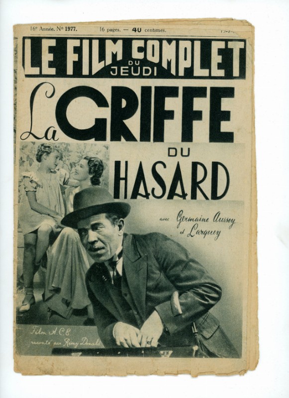 Magazine - GRIFFE DU HASARD (la) - 18x24cm
