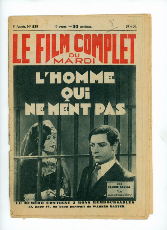Magazine - HOMME QUI NE MENT PAS (l') - 18x24cm