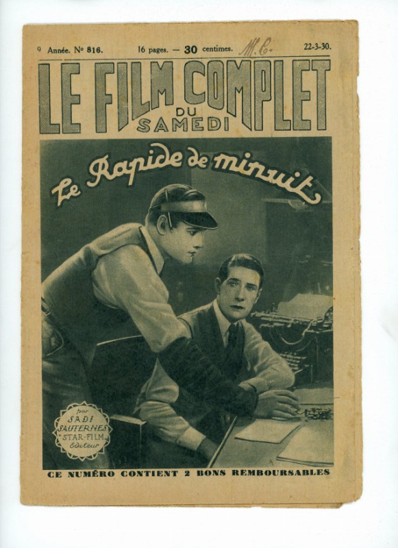 Magazine - RAPIDE DE MINUIT (le) - 18x24cm