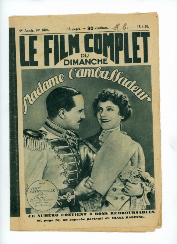 Magazine - MADAME L'AMBASSADEUR - 18x24cm