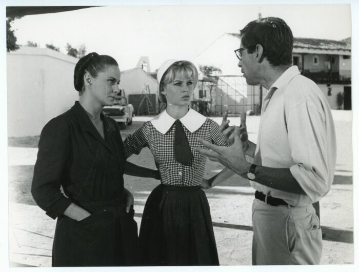 Photo - Alida VALLI, Brigitte BARDOT, Roger VADIM - 18x24cm